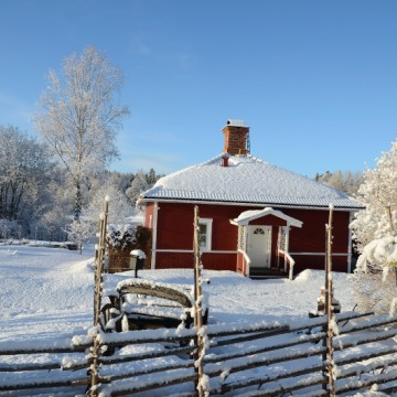 Att bo i ett julkort